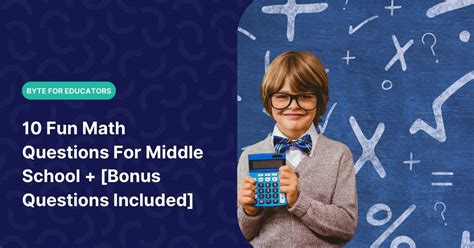 fun math questions for middle school