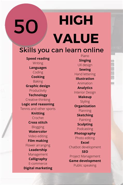 fun skills list