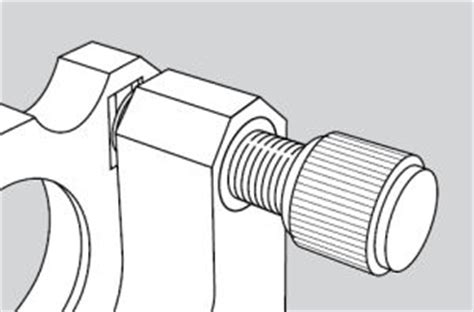 function of adjusting screw
