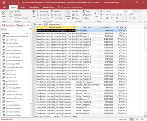 function of microsoft access