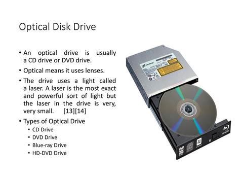 function of optical disk drive in computer