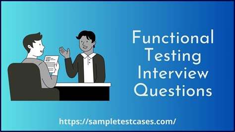 functional testing in software testing interview questions