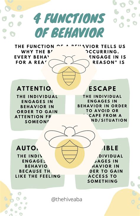 functions of behavior worksheet pdf