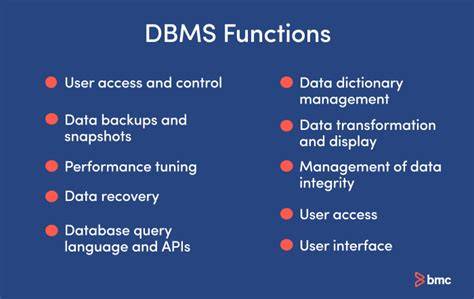 functions of dbms