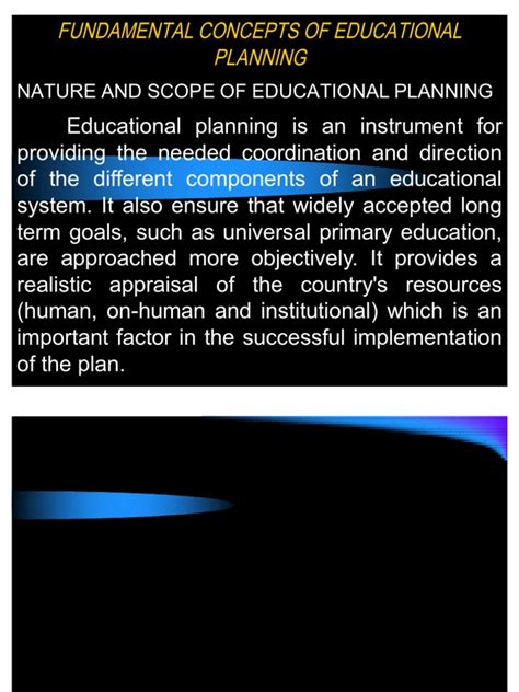 functions of educational planning pdf