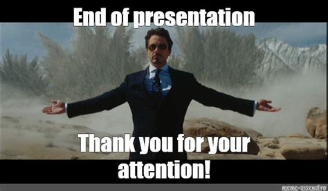 funny presentation ending