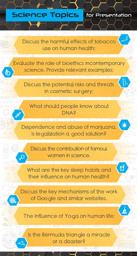 funny science topics for presentation