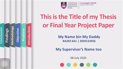 fyp presentation slides templates