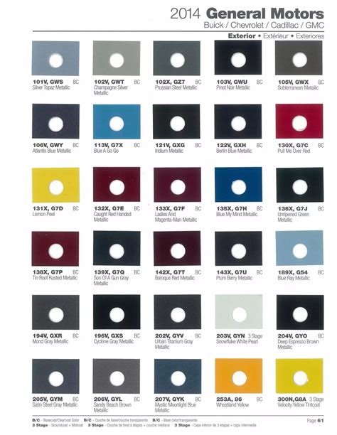 gawr frt paint code