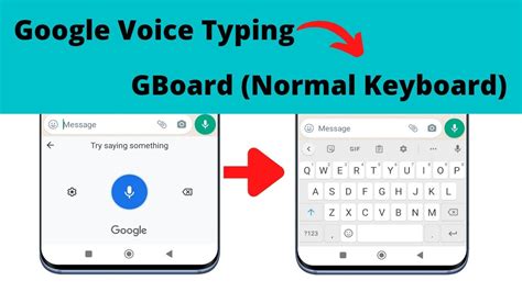 Gboard Voice Typing