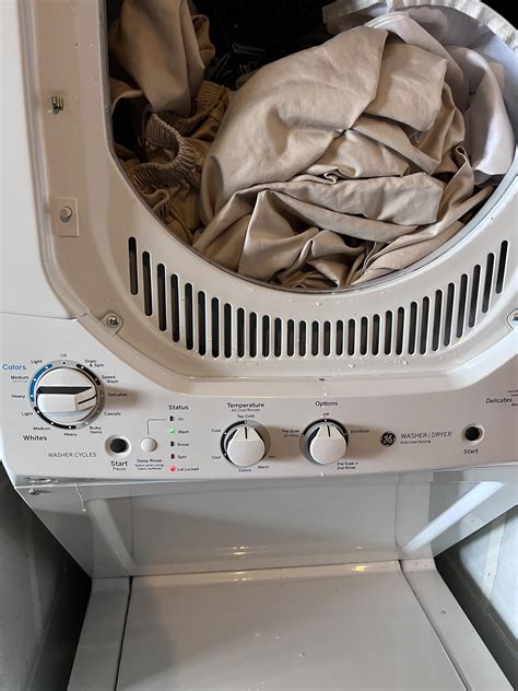 ge stackable washer troubleshooting