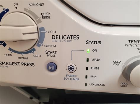ge stackable washer won't turn on