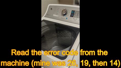 ge washer error code 3 reset