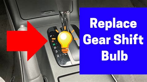 gear shifter indicator light not working