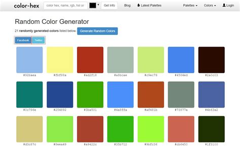 generate complementary colors from hex
