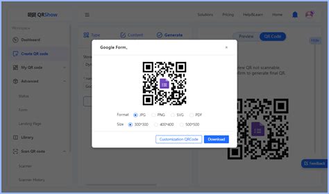 generate qr code for google drive link free