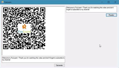 generate qr code from text c#