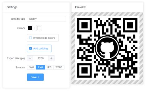 generate qr code github