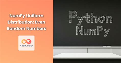 generate uniformly distributed random numbers python