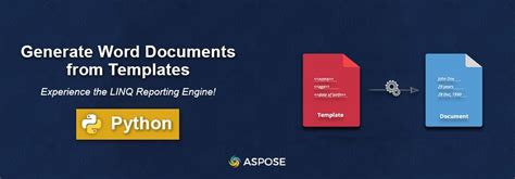 generate word document from template python