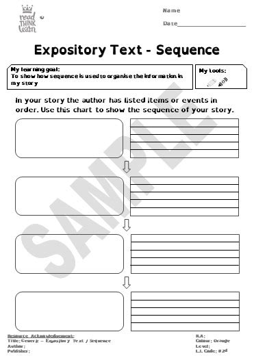 generic structures of expository text