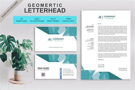 Kop Surat Geometris