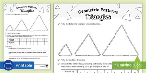 geometric patterns grade 4 examples with answers