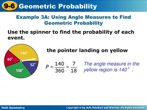 geometric probability examples with answers