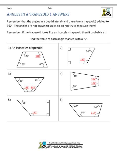 geometry math questions pdf