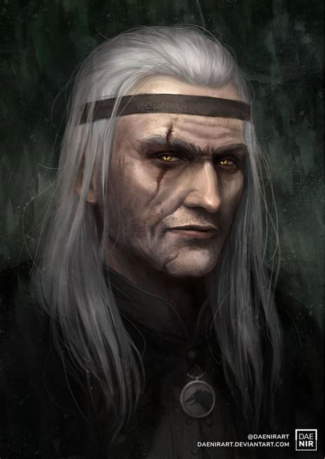 geralt description in book