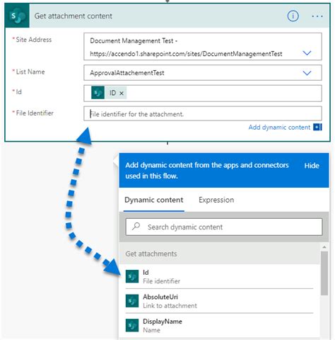 get attachments from email power automate