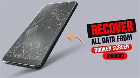 get data off phone with broken screen