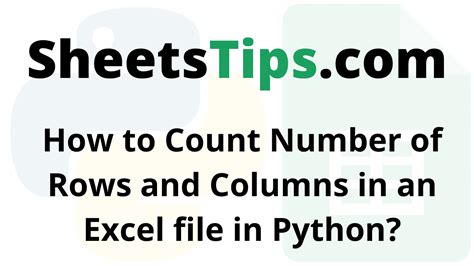 get number of rows in excel file python