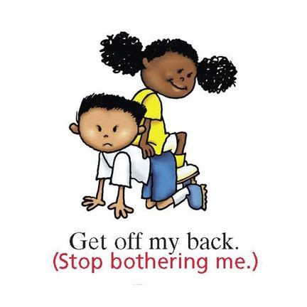 get off my back meaning in marathi