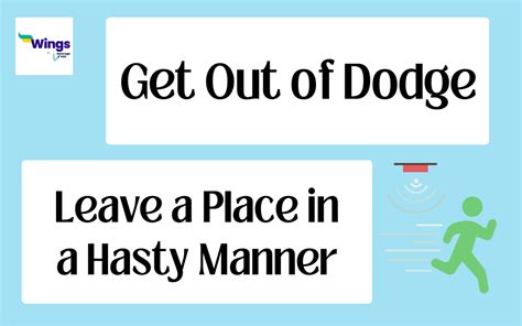 get out of someone meaning