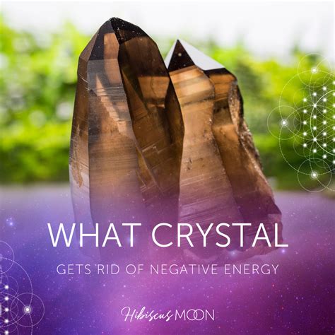 get rid of negative energy crystal