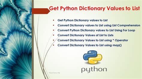 get the value in a dictionary python
