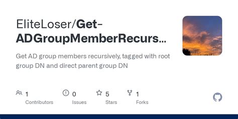 get-group members recursive