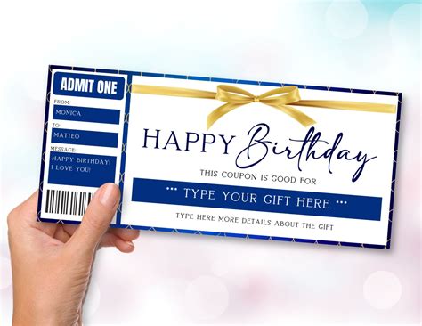 Gift Ticket Template