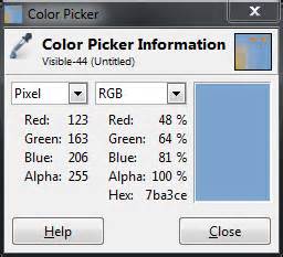 gimp get rgb value of a pixel