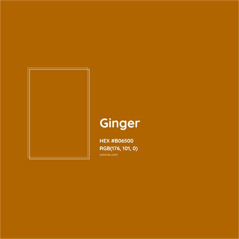 ginger color hex code