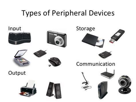 give 3 examples of peripheral devices
