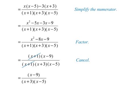 give 5 example of rational expression