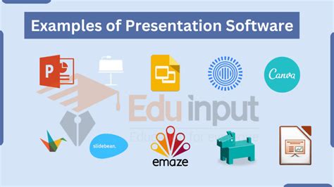 give examples of presentation software