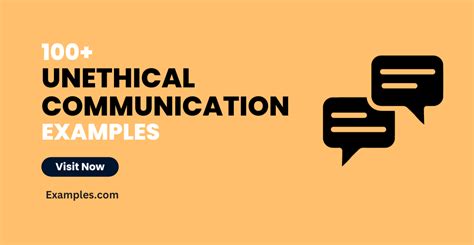 give examples of unethical practices in business communication
