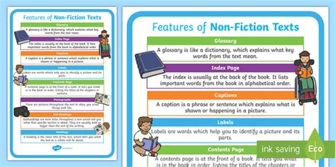 give three examples of non fiction texts