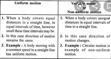 give two examples of non uniform motion class 9