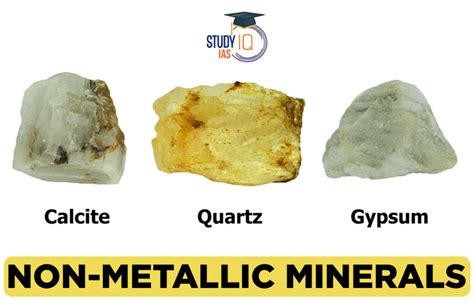 give two examples of non-metallic minerals in assamese
