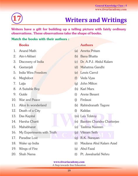 gk questions for class 5 general knowledge