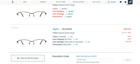 glasses direct voucher code